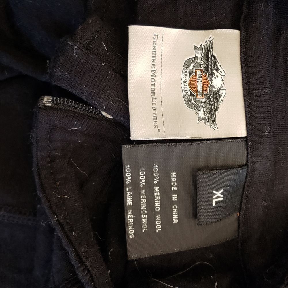 Harley Davidson 100% Merino Wool Pullover - Picture 9 of 10